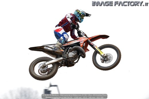 2019-02-10 Mantova - Internazionali di Motocross 01192 125cc 420 Andrea Rossi